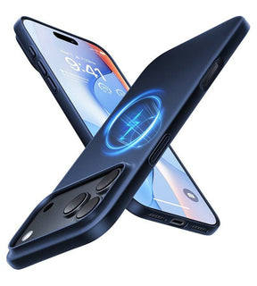 Magsafe Калъф за iPhone 17 Pro Max/ 18 Pro Max, Torras OriginFit-Mag Case, Тъмно Син