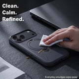 Magsafe Калъф за iPhone 17 Pro Max/ 18 Pro Max, Torras QPRO Silicone Mag Case, Черен (6)