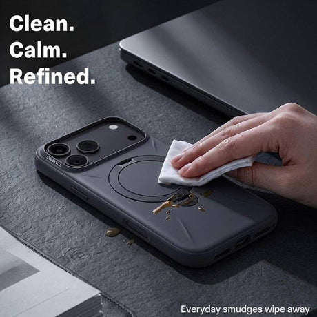 Magsafe Калъф за iPhone 17 Pro Max/ 18 Pro Max, Torras QPRO Silicone Mag Case, Черен (6)