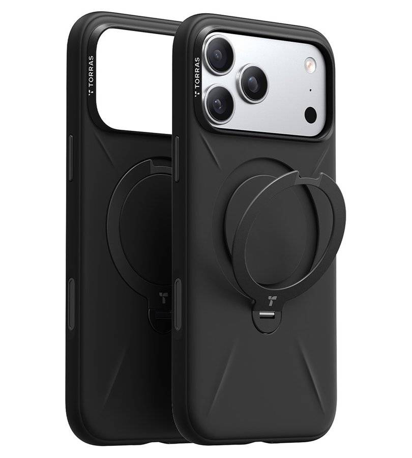 Magsafe Калъф за iPhone 17 Pro Max/ 18 Pro Max, Torras QPRO Silicone Mag Case, Черен