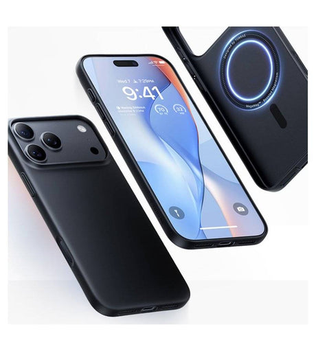 Magsafe Калъф за iPhone 17 Pro Max/ 18 Pro Max, Torras OriginFit-Mag Case, Черен (5)