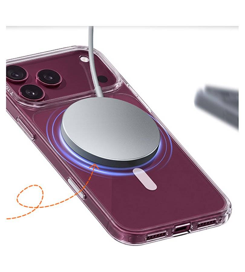 Magsafe Калъф за iPhone 17 Pro Max/ 18 Pro Max, Torras Guardian Mag Case, Прозрачен (5)