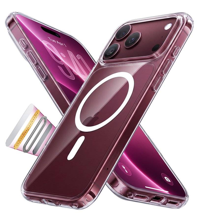 Magsafe Калъф за iPhone 17 Pro Max/ 18 Pro Max, Torras Guardian Mag Case, Прозрачен (2)