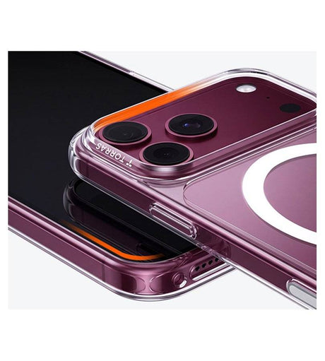 Magsafe Калъф за iPhone 17 Pro Max/ 18 Pro Max, Torras Guardian Mag Case, Прозрачен (4)