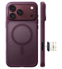 Magsafe Калъф за iPhone 17 Pro Max/ 18 Pro Max, Torras Guardian Magnetic Case Burgundy, Бордо