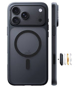 Magsafe Калъф за iPhone 17 Pro Max/ 18 Pro Max, Torras Guardian Mag Case, Черен