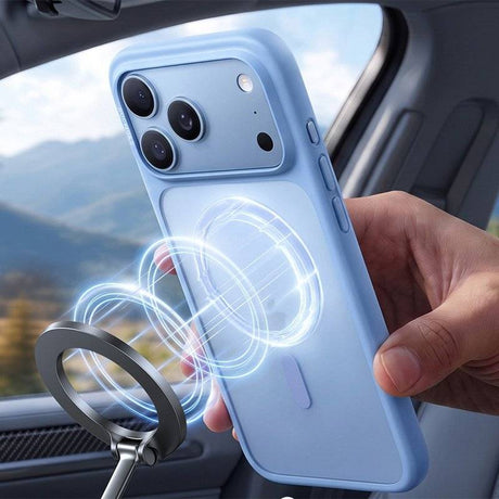 Magsafe Калъф за iPhone 17 Pro Max/ 18 Pro Max, Torras Guardian Mag Case, Син (6)