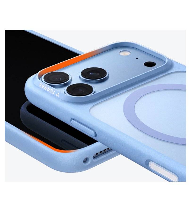 Magsafe Калъф за iPhone 17 Pro Max/ 18 Pro Max, Torras Guardian Mag Case, Син (5)