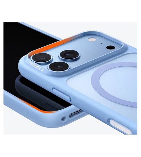 Magsafe Калъф за iPhone 17 Pro Max/ 18 Pro Max, Torras Guardian Mag Case, Син (5)