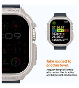 Противоударен Калъф за Apple Watch 1/ 2/ 3/ 4, Spigen Rugged Armor Case, Бежов (4)