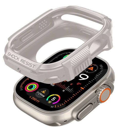 Противоударен Калъф за Apple Watch 1/ 2/ 3/ 4, Spigen Rugged Armor Case, Бежов (15)