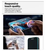 Стъклен Протектор за iPhone 18 Pro Max/ 17 Pro Max, Spigen Align Master Slim Glas.tR 3бр., Прозрачен (2)