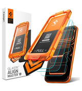 Стъклен Протектор за iPhone 18 Pro Max/ 17 Pro Max, Spigen Align Master Slim Glas.tR 3бр., Прозрачен