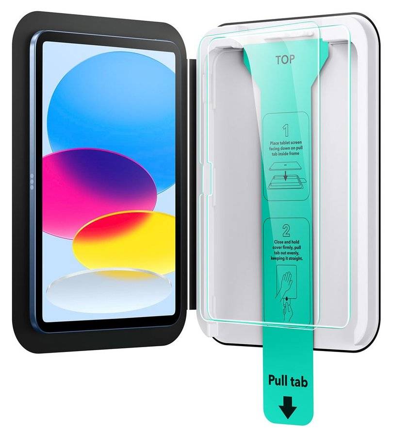 Стъклен Протектор за iPad 11th A16/ 10th, ESR Ultrafit Tempered Glass 2бр., Прозрачен (4)