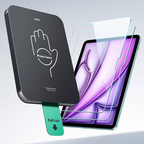 Стъклен Протектор за Air 11" M4-M3-M2/10.9", ESR Ultrafit Tempered Glass 2бр., Прозрачен (5)