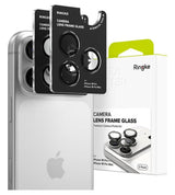 Протектор за Камерата на iPhone 18 Pro Max/ 18 Pro, Ringke Cam Lens Frame Glass 2бр., Черен