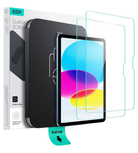 Стъклен Протектор за iPad 11th A16/ 10th, ESR Ultrafit Tempered Glass 2бр., Прозрачен