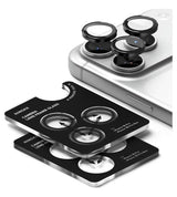 Протектор за Камерата на iPhone 18 Pro Max/ 18 Pro, Ringke Cam Lens Frame Glass 2бр., Черен (3)