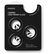 Протектор за Камерата на iPhone 18 Pro Max/ 18 Pro, Ringke Cam Lens Frame Glass 2бр., Черен (4)