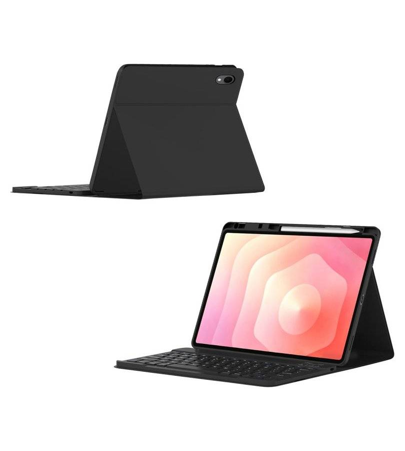 Калъф с Клавиатура за Samsung Tab S12 Plus 12.4", Tech-Protect SC Pen Keyboard Case, Черен (4)