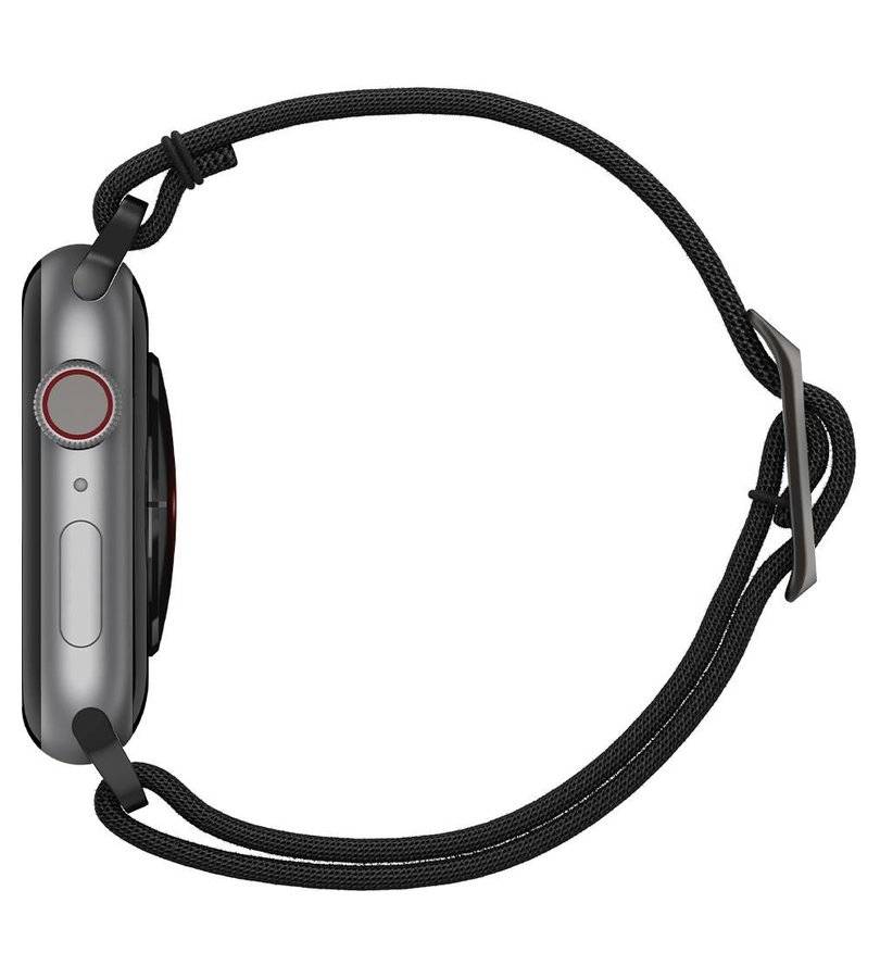Текстилна Каишка за Apple Watch Ultra/ 12/ 11/ 10/ 9/ 8/ SE, Spigen Fit Lite Band, Черен (4)