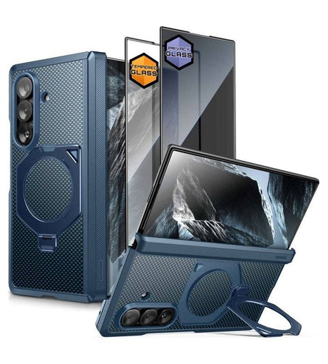 Magsafe Тънък Калъф за Samsung Z Fold 8 Ultra, Spigen AirSkin Zero Mag Fit Case Clear/White, Прозрачен