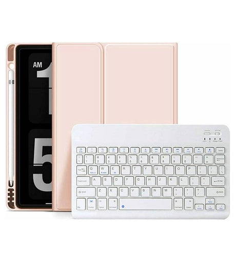 Калъф с Клавиатура за iPad 11th A16/ 10th, Tech-Protect SC Pen Keyboard Case, Розов (3)