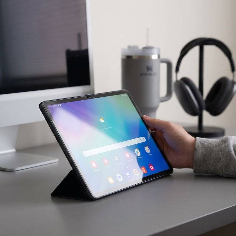 Стъклен Протектор за Samsung Tab S12 Plus 12.4", Tech-Protect Glass Fit+ 2бр., Прозрачен (8)