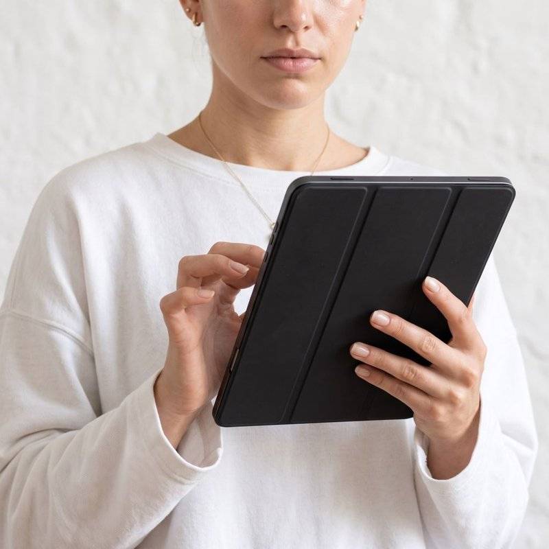Калъф за Samsung Tab S12 Plus 12.4", Tech-Protect SC Pen Case, Черен (11)
