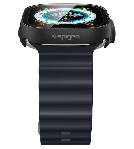Цялостен Калъф за Watch Ultra 1 / 2 / 3 / 4 49mm, Spigen Thin Fit 360 Case, Черен (17)