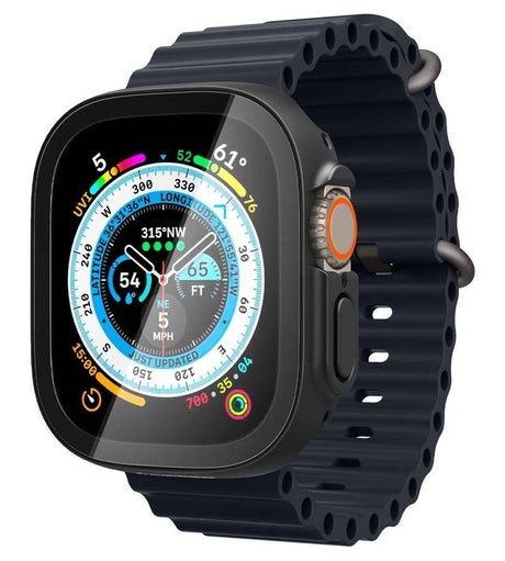 Цялостен Калъф за Watch Ultra 1 / 2 / 3 / 4 49mm, Spigen Thin Fit 360 Case, Черен (6)