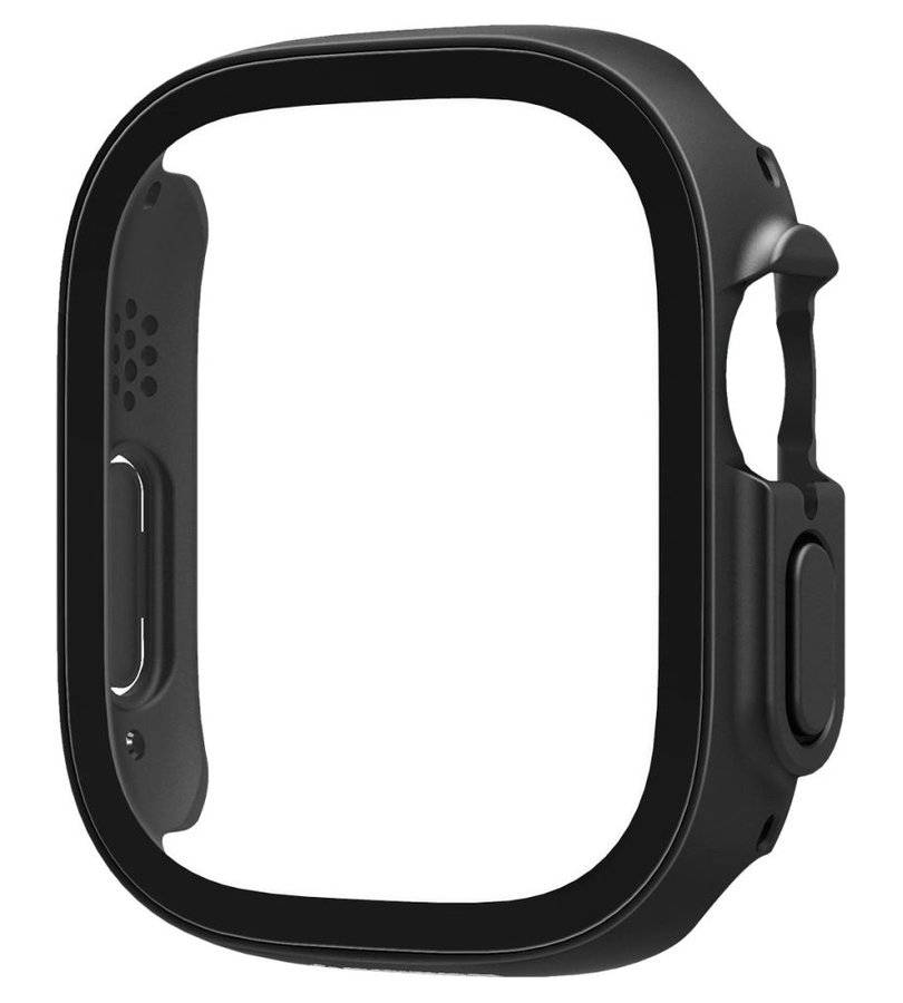 Цялостен Калъф за Watch Ultra 1 / 2 / 3 / 4 49mm, Spigen Thin Fit 360 Case, Черен (2)