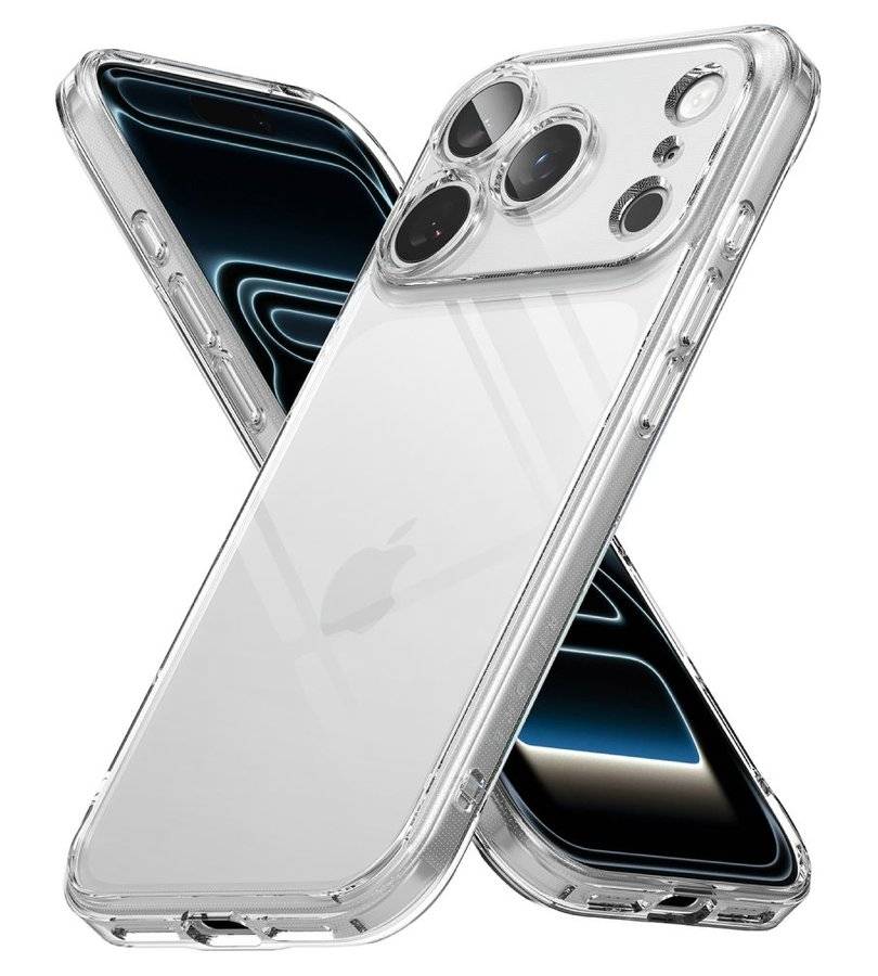 Калъф за iPhone 18 Pro Max/ 17 Pro Max, Ringke Fusion Clear Case, Прозрачен (4)