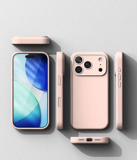 Magsafe Калъф за iPhone 18 Pro Max/ 17 Pro Max, Ringke Silicone Magnetic Case, Розов (6)