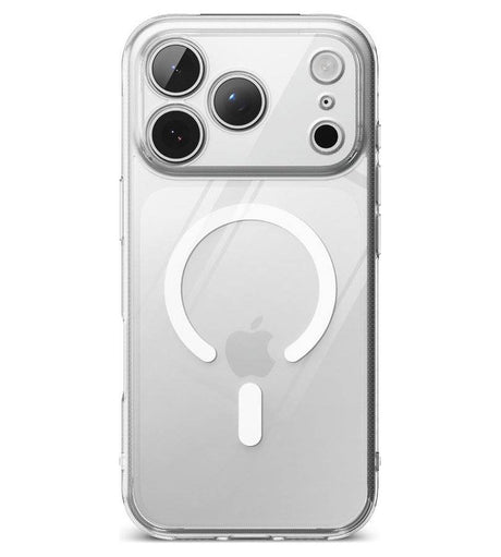 Magsafe Калъф за iPhone 18 Pro/ 17 Pro, Ringke Fusion Clear Magnetic Case, Прозрачен (2)