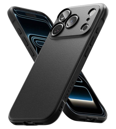 Противоударен Калъф за iPhone 18 Pro Max/ 17 Pro Max, Ringke Onyx Case, Черен (4)