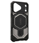 Magsafe Калъф за iPhone 18 Pro Max/ 17 Pro Max, UAG Monarch Pro Carbon Case Titanium, Сив (7)