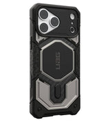 Magsafe Калъф за iPhone 18 Pro Max/ 17 Pro Max, UAG Monarch Pro Carbon Case Titanium, Сив (3)