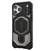 Magsafe Калъф за iPhone 18 Pro Max/ 17 Pro Max, UAG Monarch Pro Carbon Case Titanium, Сив (2)