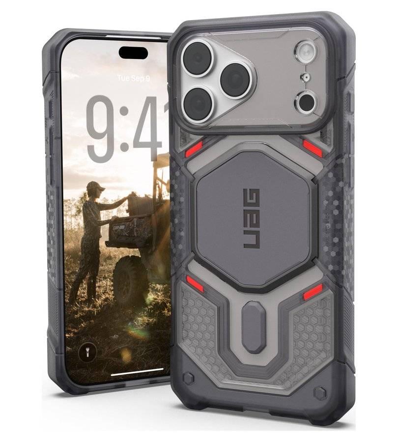 Magsafe Калъф за iPhone 18 Pro Max/ 17 Pro Max, UAG Monarch Pro VEIL Case Ash, Сив (4)