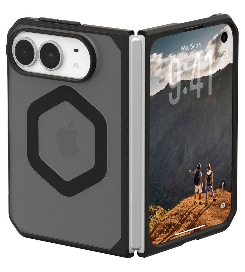 Magsafe Калъф за iPhone Duo, UAG Mouve Case Ash, Черен (2)