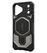 Magsafe Калъф за iPhone 18 Pro Max/ 17 Pro Max, UAG Monarch Pro Carbon Case Titanium, Сив (6)