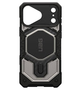 Magsafe Калъф за iPhone 18 Pro Max/ 17 Pro Max, UAG Monarch Pro Carbon Case Titanium, Сив (5)