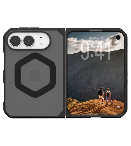 Magsafe Калъф за iPhone Duo, UAG Mouve Case Ash, Черен (6)