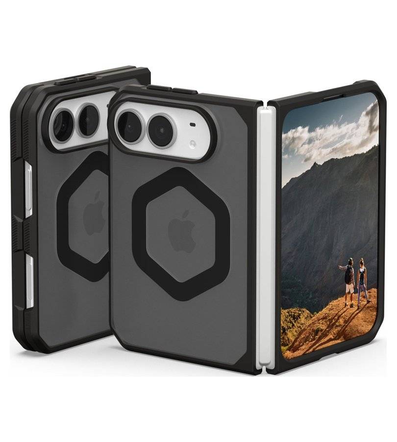 Magsafe Калъф за iPhone Duo, UAG Mouve Case Ash, Черен (5)