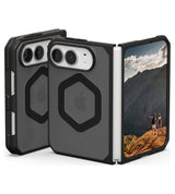 Magsafe Калъф за iPhone Duo, UAG Mouve Case Ash, Черен (5)
