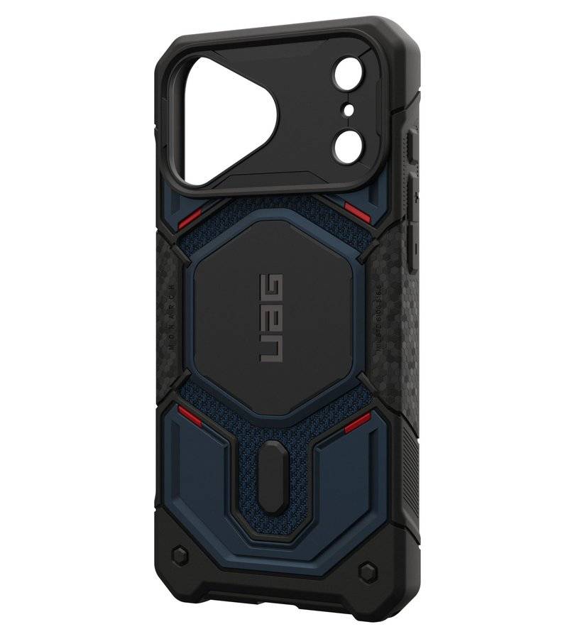 Magsafe Калъф за iPhone 18 Pro Max/ 17 Pro Max, UAG Monarch Pro Kevlar Case Mallard, Син (7)