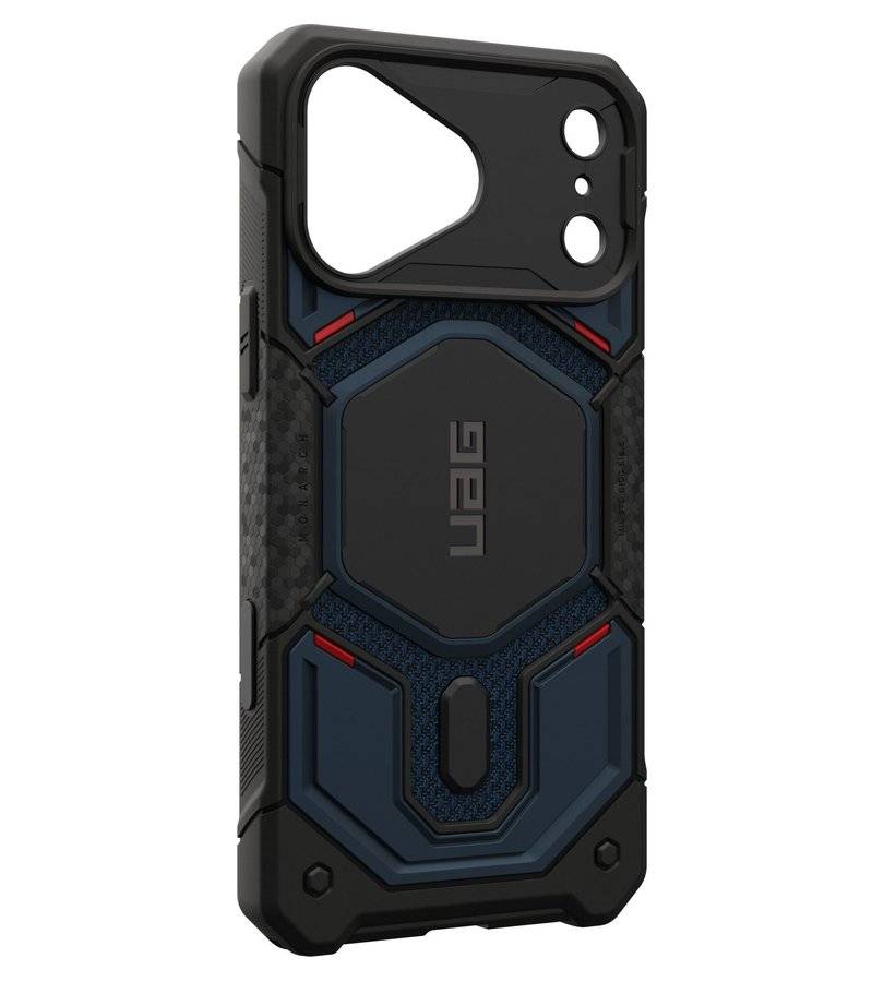 Magsafe Калъф за iPhone 18 Pro Max/ 17 Pro Max, UAG Monarch Pro Kevlar Case Mallard, Син (8)