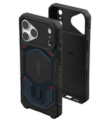 Magsafe Калъф за iPhone 18 Pro Max/ 17 Pro Max, UAG Monarch Pro Kevlar Case Mallard, Син (5)