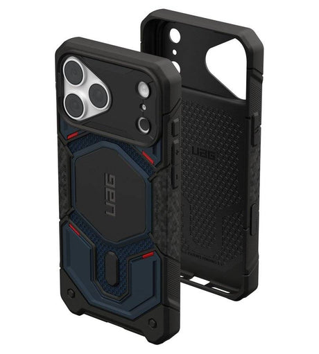 Magsafe Калъф за iPhone 18 Pro Max/ 17 Pro Max, UAG Monarch Pro Kevlar Case Mallard, Син (5)